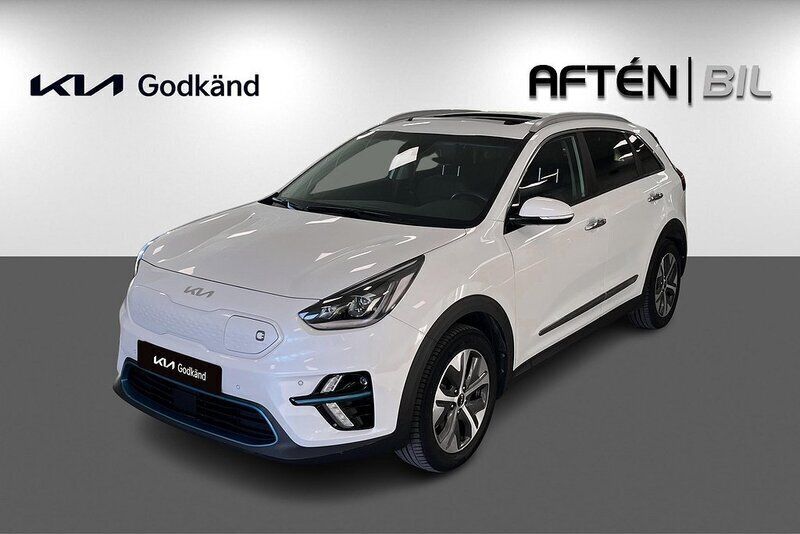 Vit Begagnad 2021 Kia e-Niro Advance SUV | 299 900 kr (Lite dyr) - Bild 1/4