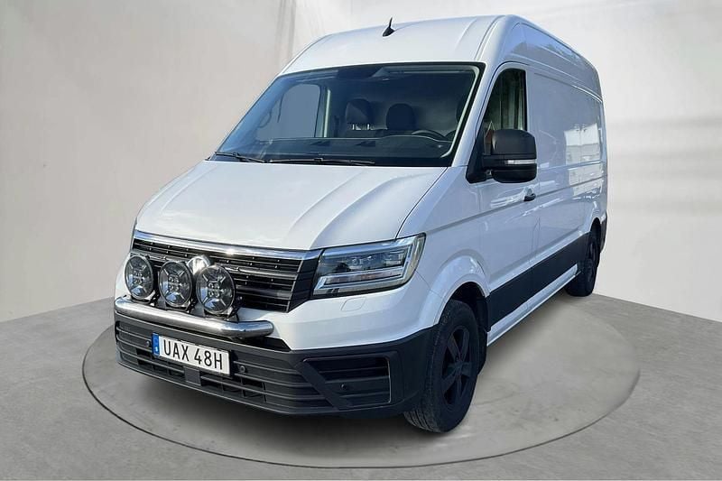 Vit Begagnad 2021 VW Crafter Van | 249 000 kr (Superpris) - Bild 1/4