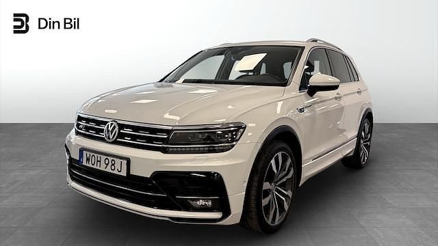 Vit Begagnad 2020 VW Tiguan R-line SUV | 309 900 kr (Lite dyr) - Bild 1/4