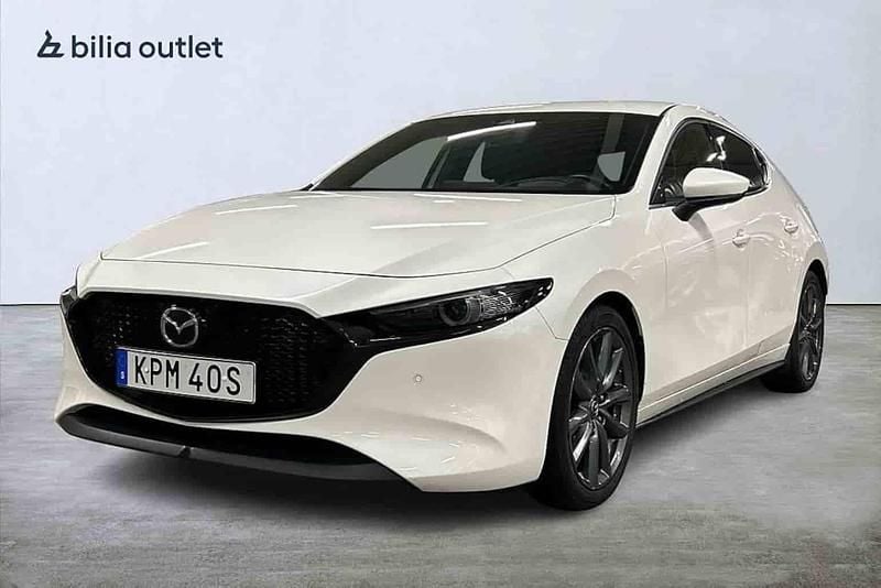 Begagnad Mazda 3 2019 Vit Halvkombi