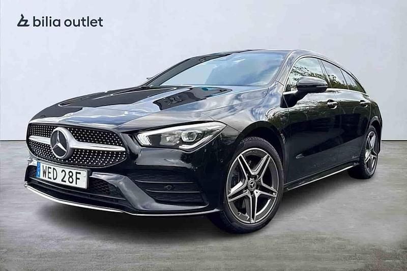 Svart Begagnad 2021 Mercedes CLA250e Shooting Brake Kombi | 279 900 kr - Bild 1/1