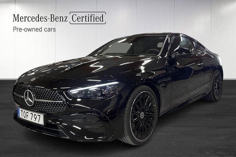 Svartmetallic Begagnad 2023 Mercedes CLE300 AMG Sportkupé | 649 000 kr - Bild 1/4