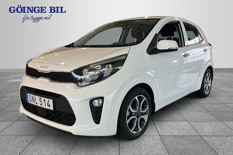 Vit Begagnad 2023 Kia Picanto Advance Halvkombi | 179 000 kr (Marknadspris) - Bild 1/3