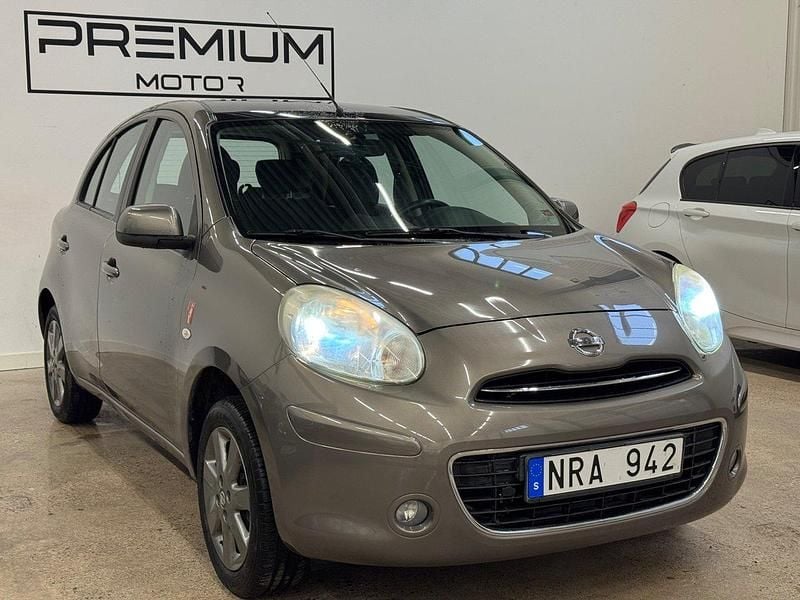Begagnad Nissan Micra Pure 80 HK (58 kW) 2013 Grå Halvkombi