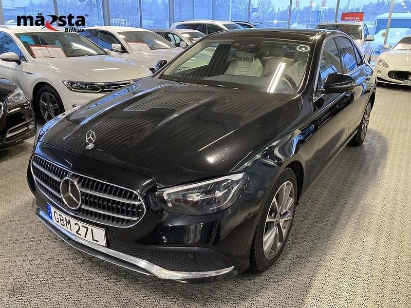 Svart Begagnad 2022 Mercedes E300 Avantgarde Sedan | 269 000 kr (Dyr) - Bild 1/4