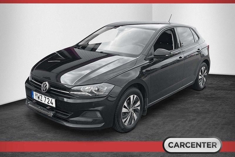 Svart Begagnad 2017 VW Polo Halvkombi | 84 500 kr (Marknadspris) - Bild 1/4