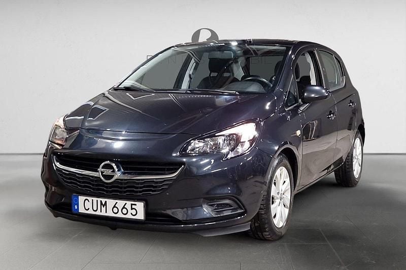 Svart Begagnad 2015 Opel Corsa Enjoy Halvkombi | 69 900 kr (Superpris) - Bild 1/3