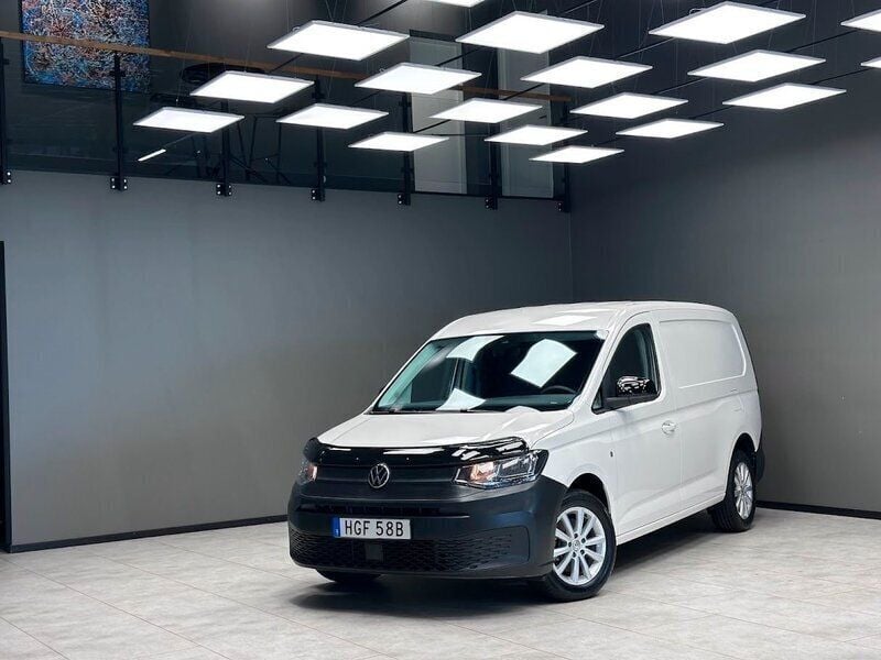 Vit Begagnad 2023 VW Caddy Maxi Minibuss | 269 900 kr (Lite dyr) - Bild 1/3