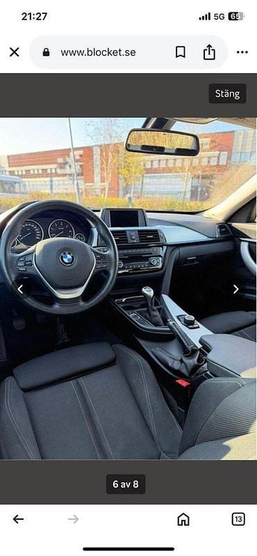 Grå Begagnad 2017 BMW 320 Gran Turismo Sport Line Halvkombi | 149 000 kr (Bra pris) - Bild 1/4
