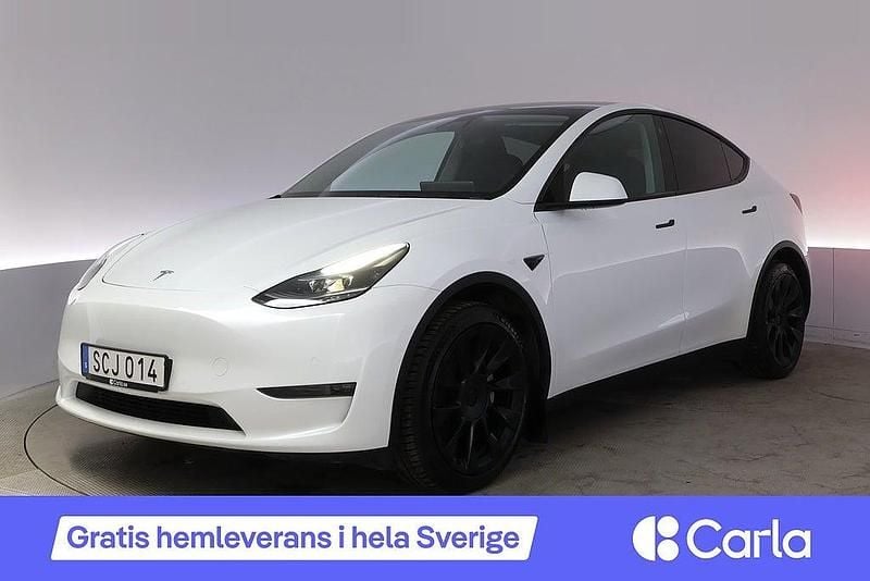 Begagnad Tesla Model Y Long Range AWD 378 kW (514 HK) 2022 Vit SUV