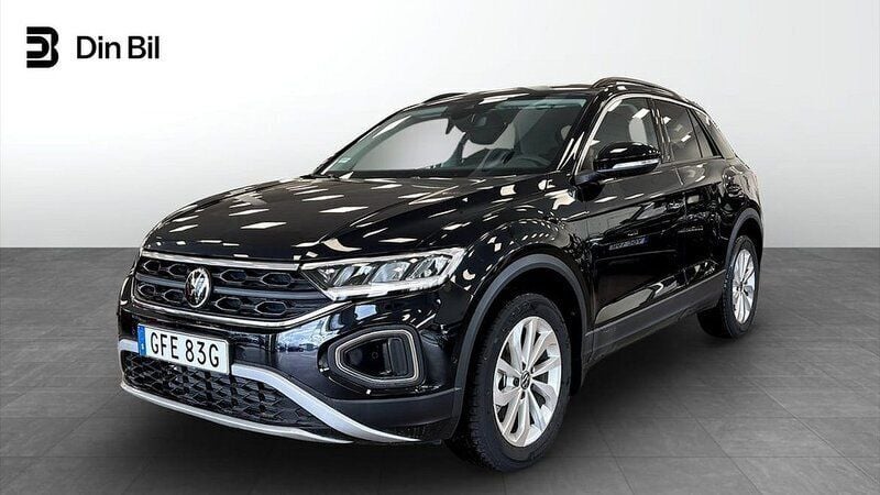 Svart Begagnad 2024 VW T-Roc SUV | 309 800 kr (Marknadspris) - Bild 1/4