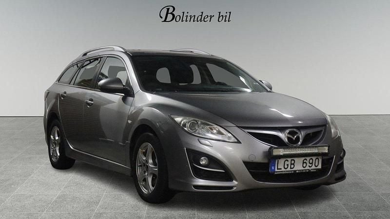 Grå Begagnad 2011 Mazda 6 Kombi | 54 900 kr (Marknadspris) - Bild 1/4