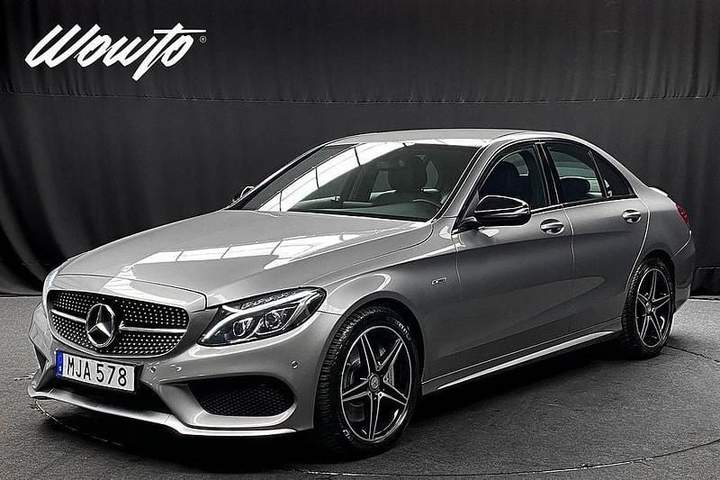 Begagnad Mercedes C450 AMG AMG 367 HK (269 kW) 2015 Palladium silver metallic Sedan