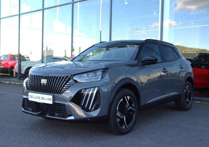 Grå Ny 2024 Peugeot 2008 GT SUV | 319 900 kr (Lite dyr) - Bild 1/2
