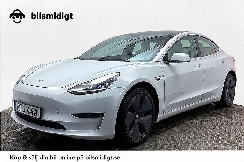 Begagnad Tesla Model 3 Long Range AWD 366 kW (498 HK) 2020 Vit Sedan
