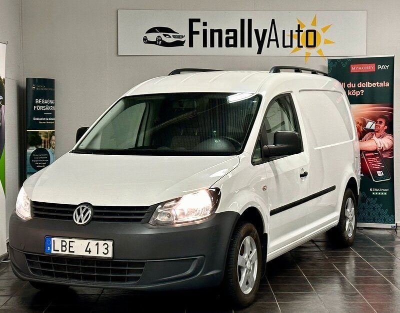 Vit Begagnad 2011 VW Caddy Maxi Minibuss | 77 900 kr (Marknadspris) - Bild 1/4