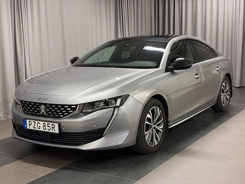 Grå Begagnad 2019 Peugeot 508 Business-Line Sedan | 219 900 kr (Marknadspris) - Bild 1/3
