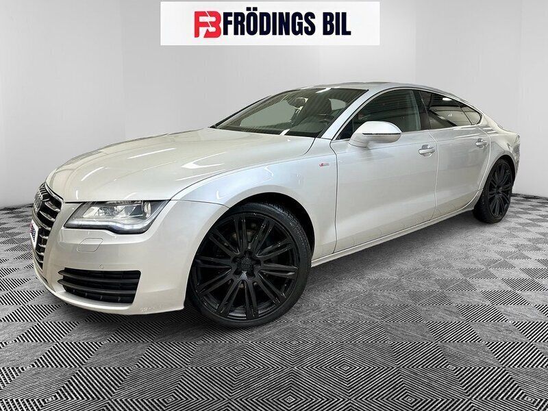 Silver Begagnad 2013 Audi A7 Sportback S-Line Halvkombi | 179 900 kr (Marknadspris) - Bild 1/4