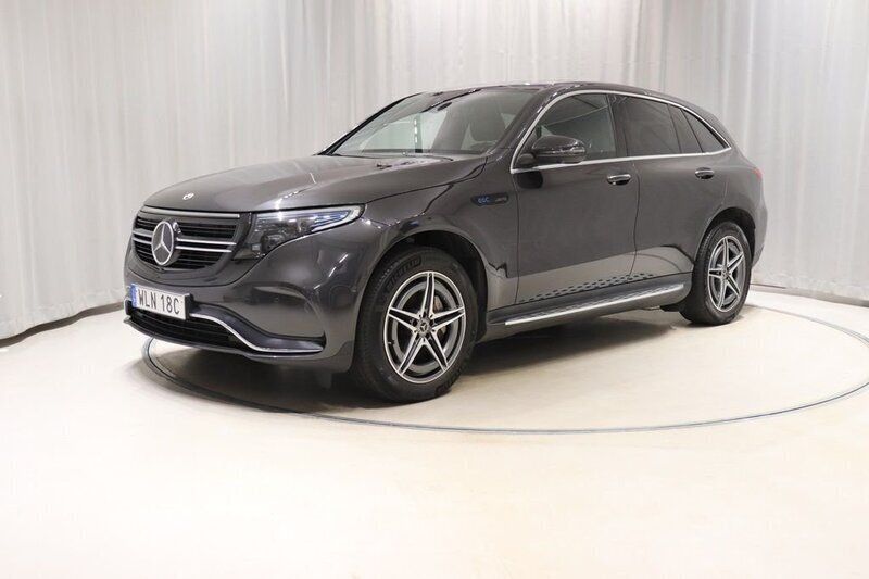 Grå Begagnad 2021 Mercedes EQC400 AMG SUV | 378 900 kr (Marknadspris) - Bild 1/4