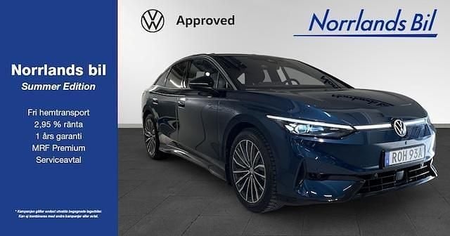Blå (aquamarine blue meta) Begagnad 2024 VW ID.7 Pro Sedan | 625 000 kr (Lite dyr) - Bild 1/4