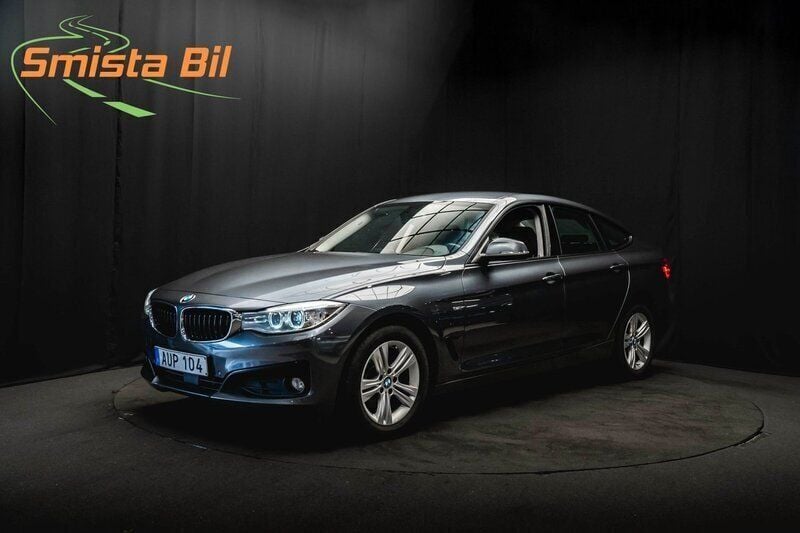Grå Begagnad 2014 BMW 320 Gran Turismo Sport Line Halvkombi | 128 900 kr (Bra pris) - Bild 1/4