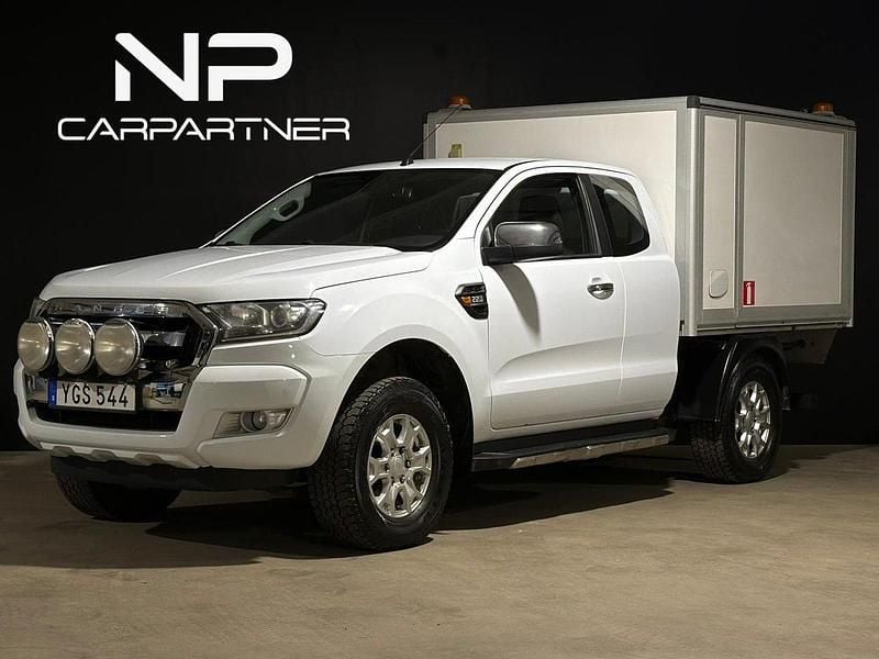 Vit Begagnad 2017 Ford Ranger XLT Pickup | 198 000 kr (Marknadspris) - Bild 1/4