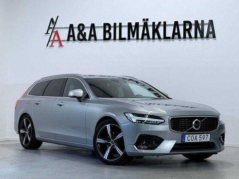 Silver Begagnad 2018 Volvo V90 R-Design Kombi | 229 900 kr (Dyr) - Bild 1/4