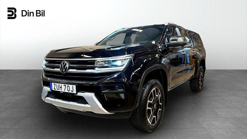 Svart Begagnad 2023 VW Amarok Style Pickup | 659 900 kr (Bra pris) - Bild 1/4