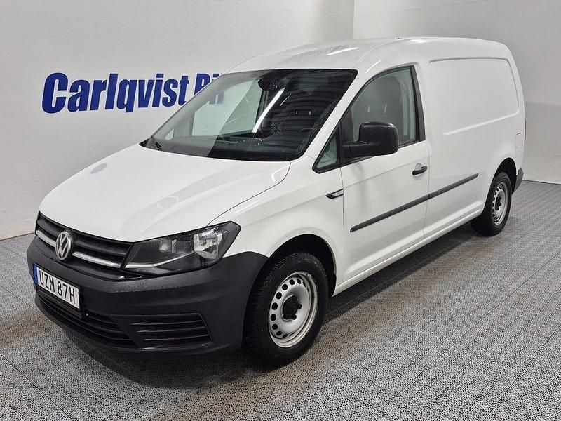 Vit Begagnad 2019 VW Caddy Maxi Minibuss | 129 000 kr (Marknadspris) - Bild 1/4