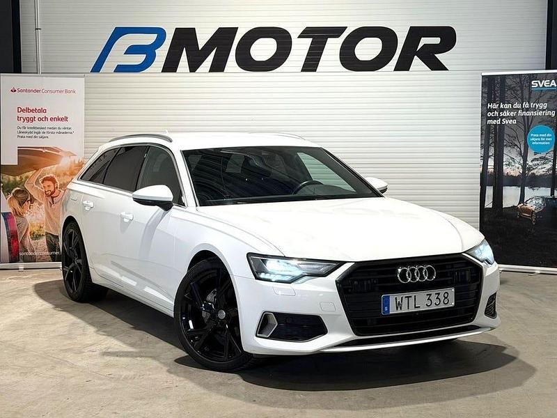 Vit Begagnad 2018 Audi A6 Sport Kombi | 249 900 kr (Dyr) - Bild 1/4