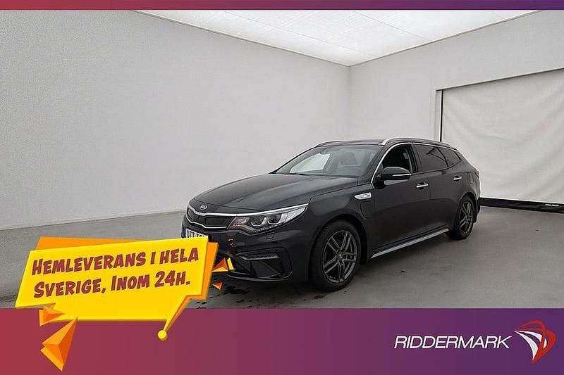 Svart Begagnad 2019 Kia Optima Advance Kombi | 214 800 kr (Marknadspris) - Bild 1/3