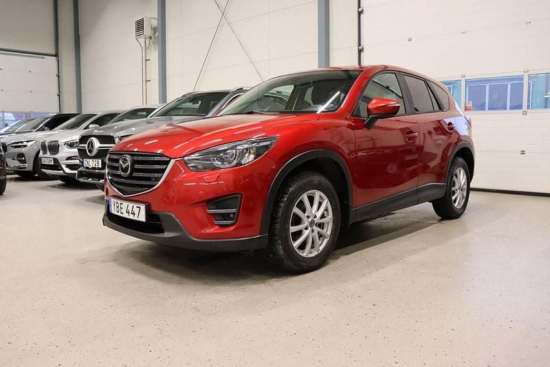 Röd Begagnad 2015 Mazda CX-5 SUV | 174 900 kr (Lite dyr) - Bild 1/4