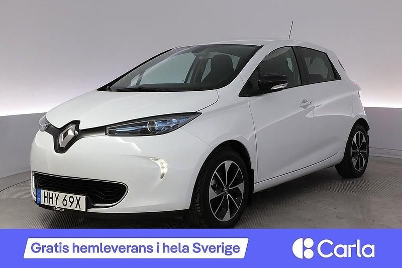 Begagnad Renault Zoe Intens 80 kW (109 HK) 2019 Vit Halvkombi