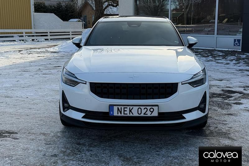 Begagnad Polestar 2 Long Range Single Motor 219 kW (299 HK) 2022 Vit Halvkombi