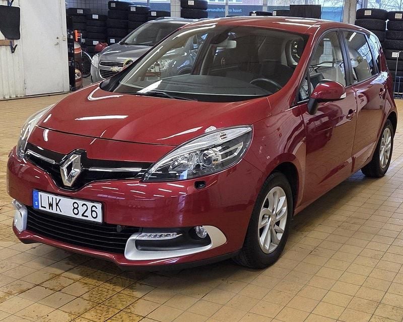 Röd Begagnad 2012 Renault Scénic III Minibuss | 55 000 kr (Bra pris) - Bild 1/4