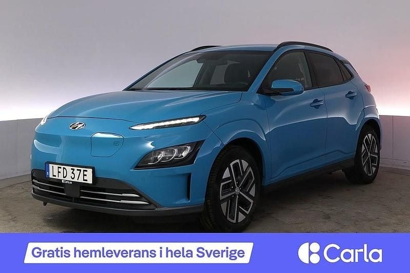 Blå Begagnad 2022 Hyundai Kona Essential SUV | 205 990 kr - Bild 1/4