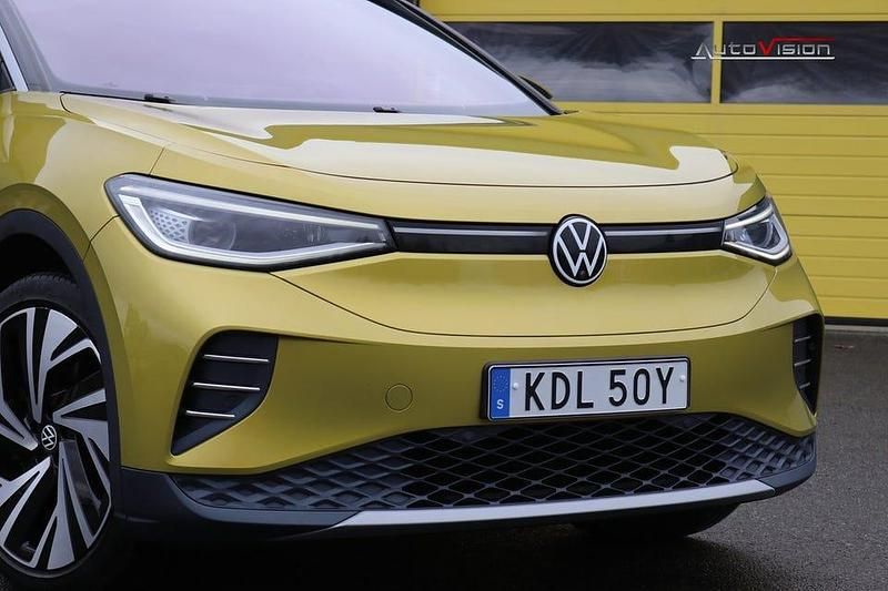 Begagnad VW ID.4 Edition 150 kW (204 HK) 2021 Gul SUV
