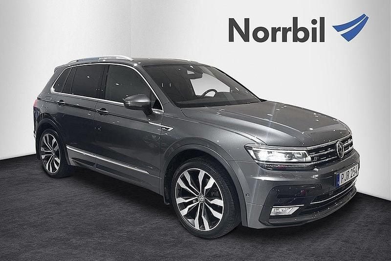 Begagnad VW Tiguan R-line 190 HK (139 kW) 2017 Silver SUV