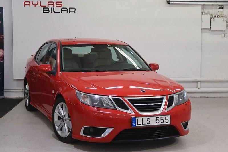 Röd Begagnad 2008 Saab 9-3 Aero Sedan | 89 900 kr (Dyr) - Bild 1/4