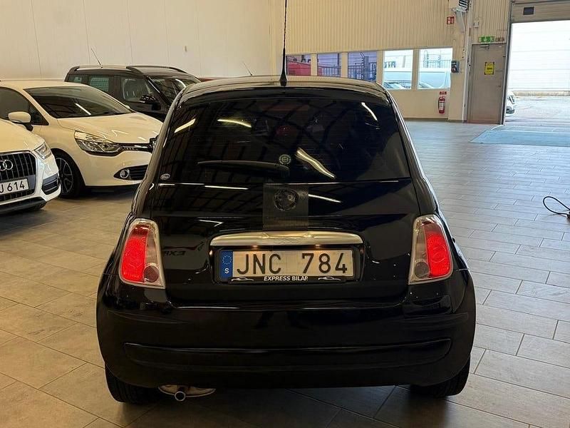 Begagnad Fiat 500 Lounge 69 HK (50 kW) 2009 Svart Cab