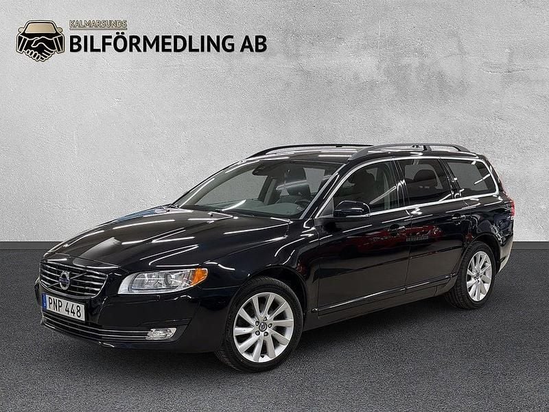 Svart Begagnad 2014 Volvo V70 Momentum Kombi | 99 800 kr (Bra pris) - Bild 1/4