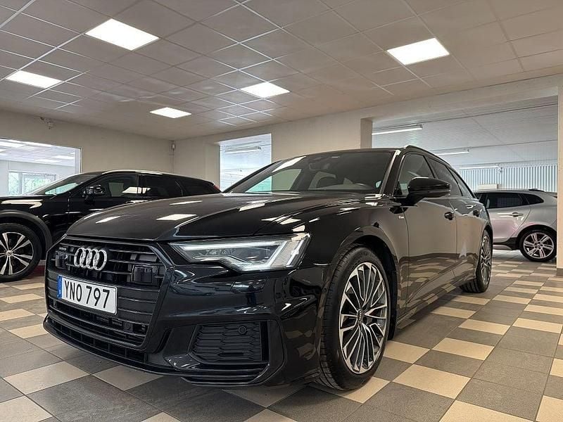 Begagnad Audi A6 S-Line 368 HK (270 kW) 2022 Svart Kombi