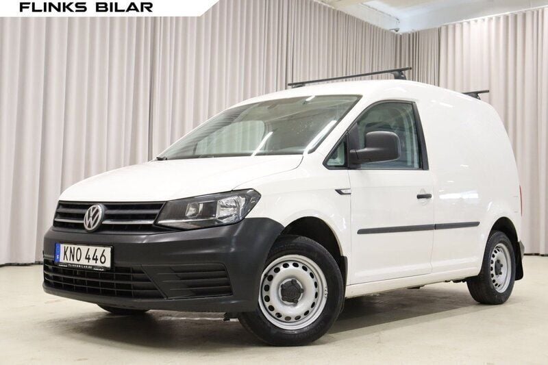 Vit Begagnad 2017 VW Caddy Minibuss | 109 900 kr (Bra pris) - Bild 1/4