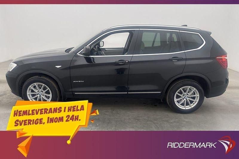 Svart Begagnad 2012 BMW X3 SUV | 137 900 kr (Marknadspris) - Bild 1/3