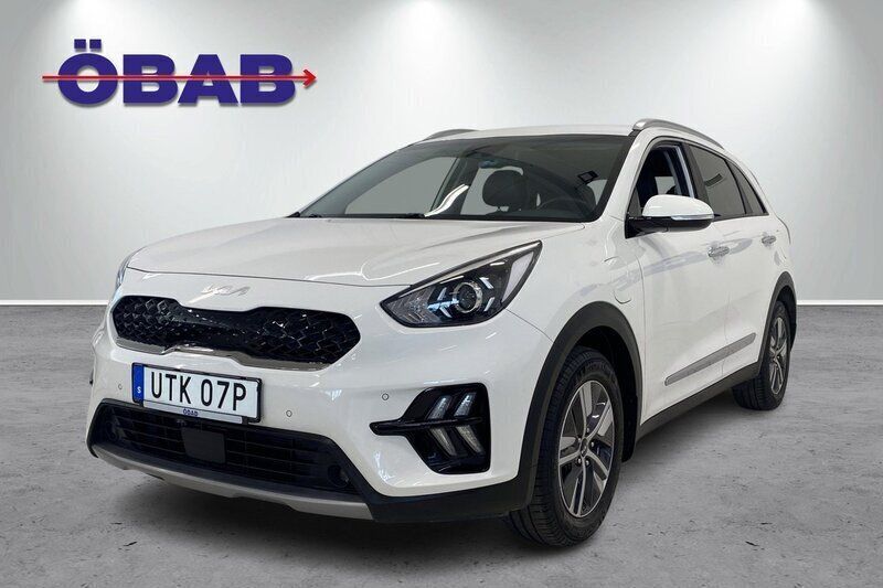 Vit Begagnad 2022 Kia Niro SUV | 268 900 kr (Bra pris) - Bild 1/4