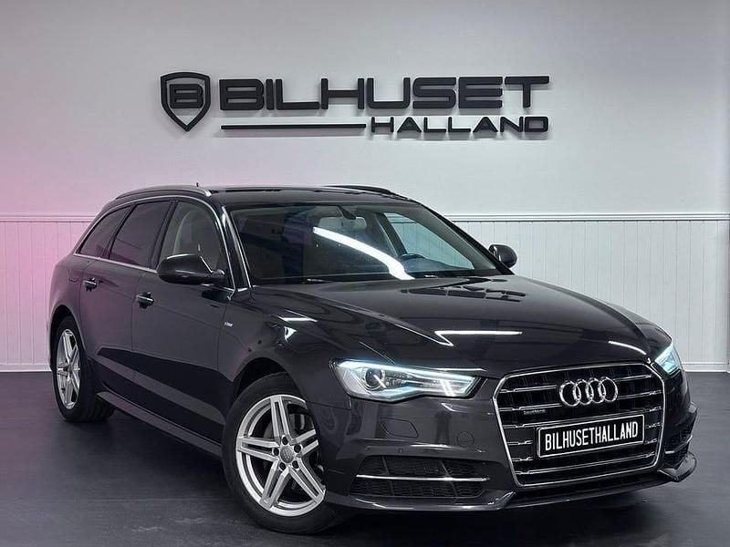Grå Begagnad 2017 Audi A6 S-Line Kombi | 198 500 kr (Marknadspris) - Bild 1/4