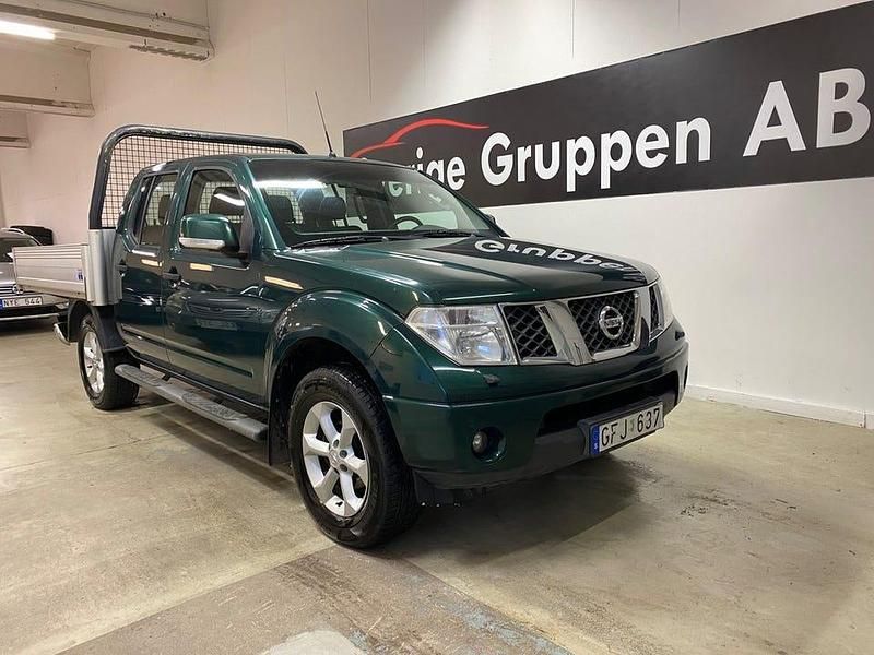 Grön Begagnad 2008 Nissan Navara Pickup | 79 900 kr (Bra pris) - Bild 1/4