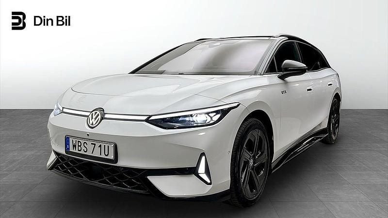 Vit Begagnad 2024 VW ID.7 GTX Kombi | 599 900 kr (Bra pris) - Bild 1/4