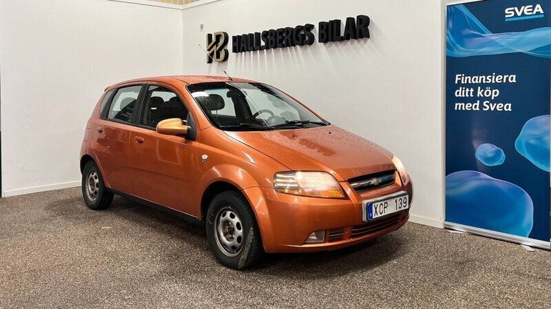 Gul Begagnad 2005 Chevrolet Kalos Halvkombi | 22 900 kr (Marknadspris) - Bild 1/4