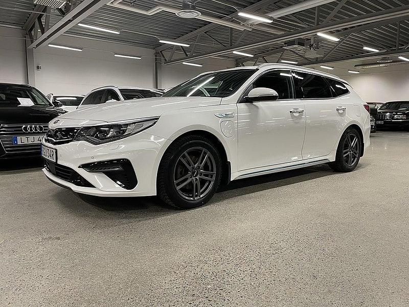 Vit Begagnad 2019 Kia Optima Advance Kombi | 209 000 kr - Bild 1/4